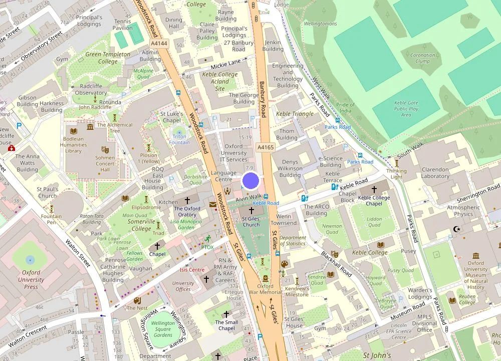 Map: Old Parsonage Hotel